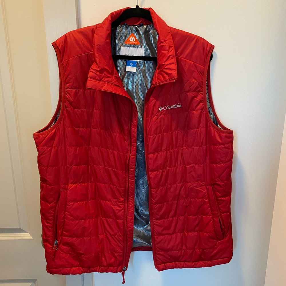 Men’s warm Columbia puffer vest